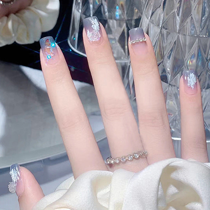 0404New Arrival | Press-on Nails | Nail Art | Fake Nails | Butterfly Style | Beauty Must-Have