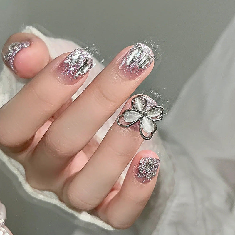 0404New Arrival | Press-on Nails | Nail Art | Fake Nails | Butterfly Style | Beauty Must-Have