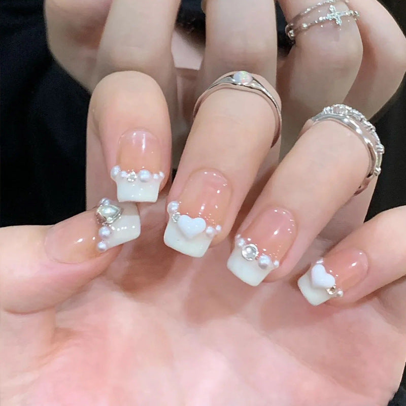 0331-New Arrival-Heart Style-Handmade Nails, Hot Styles, Press-on Nails