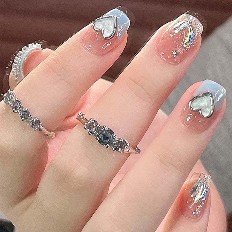 0331-New Arrival-Heart Style-Handmade Nails, Hot Styles, Press-on Nails